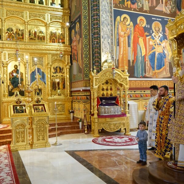 Catedrala Episcopală din Slobozia. Preasfințitul Vincențiu a slujit în Duminica Ortodoxiei